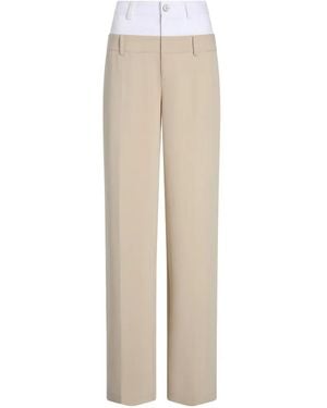 Cinq À Sept Dionne Broek Met Dubbele Tailleband - Wit