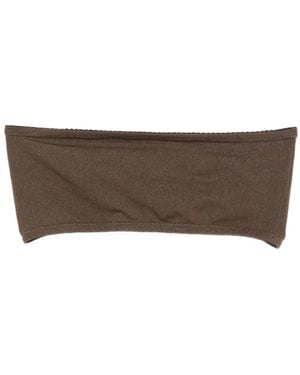 Maison Margiela Square-Neck Top - Brown