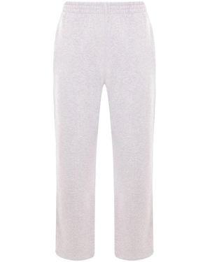 Represent Logo-Plaque Track Trousers - White