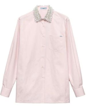 Prada Poplin Shirt - Pink