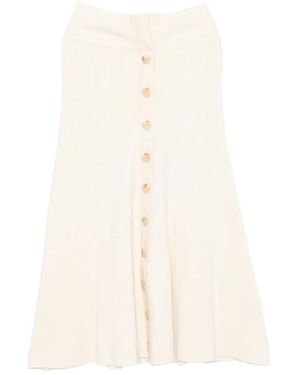 Zimmermann Rebellion Midi Skirt - Natural
