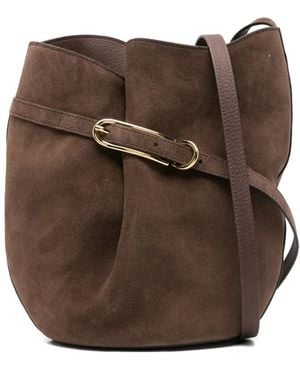 Liffner Bolso bombonera de ante - Marrón