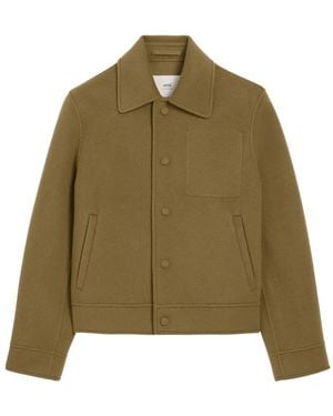 Ami Paris ボクシーフィット ジャケット - グリーン