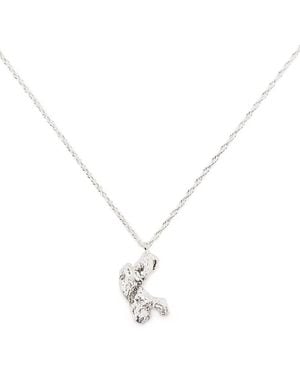 Loveness Lee K Alphabet-Charm Necklace - Metallic