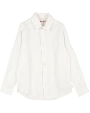 Orlebar Brown Diego Linen Shirt - White