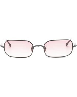 Matsuda Eckige Sonnenbrille Mit Farbverlauf - Schwarz