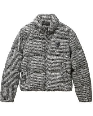 Versace Giacca Medusa Trapuntata - Grigio
