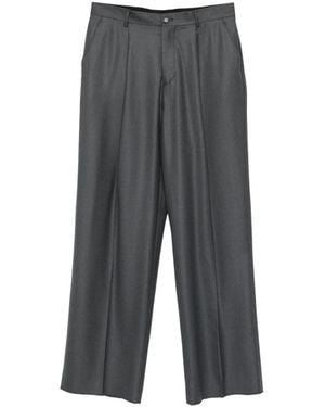 Paura Egon Pence Pleated Trousers - Grey