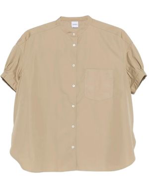 Aspesi Short-Sleeve Buttoned Shirt - Natural