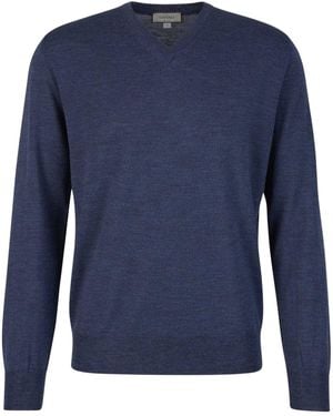 Canali Merino-Wool Jumper - Blue