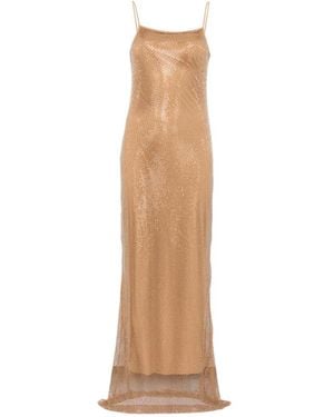 Marella Embellished Slip Dress - White
