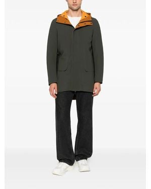 Rrd Hooded Zip-Up Coat - Black