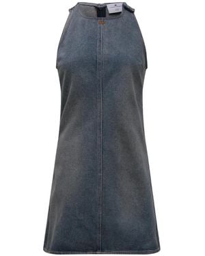 Courreges Heritage A-Line Mini Dress - Blue