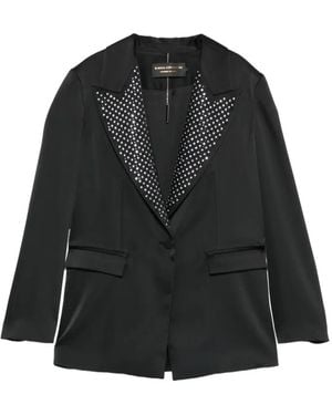 SIMONA CORSELLINI Crystal-Embellishment Blazer - Black