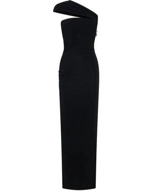 Christopher Esber Drapiertes Beach Glass Maxikleid - Schwarz