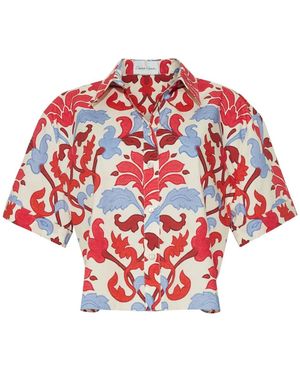 Cara Cara Calvia Floral Shirt - Red