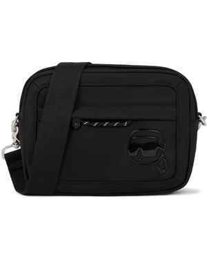 Karl Lagerfeld Ikon ショルダーバッグ - ブラック