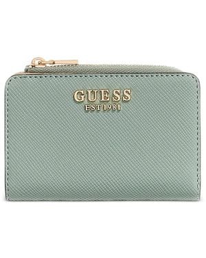 Guess Serenova Saffiano Card Case - Green