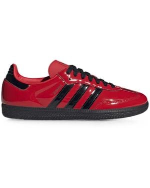 adidas Samba Og Patent-Finish Trainers - Red