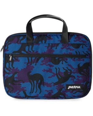 by Parra Camo Beast Laptop Sleeve - Blue