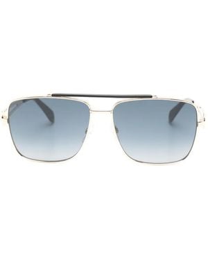 Moschino Rectangle-Frame Sunglasses - Blue