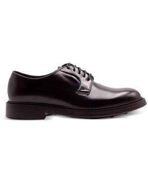 Doucal's Leather Derby Shoes - White