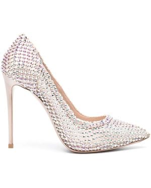Le Silla Gilda 120Mm Rhinestone-Embellished Court Shoes - Pink