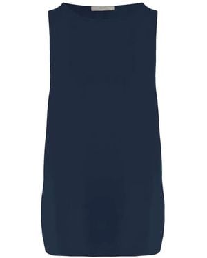 Allude Sleeveless Top - Blue