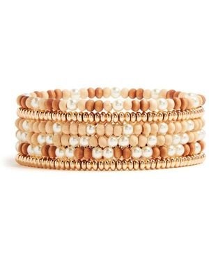 Roxanne Assoulin Beaded Bracelet - Metallic