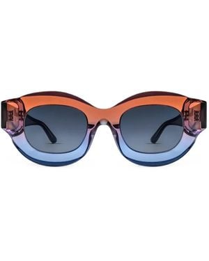 Thierry Lasry Gafas De Sol Baddy Con Montura Redonda - Azul