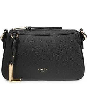Lancel Bandolera Con Logo Estampado - Negro