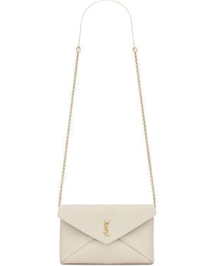Saint Laurent カサンドル ショルダーバッグ - ホワイト