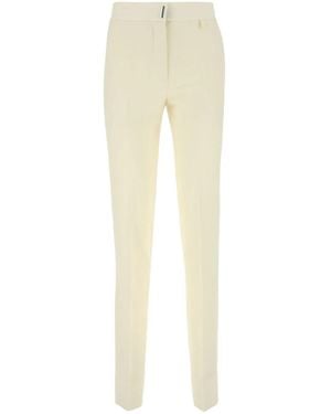 Givenchy Wool-Mohair Tailored Trousers - Natural
