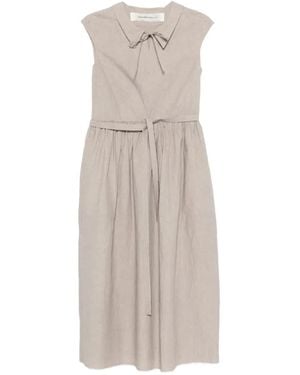 Individual Sentiments Sleeveless Midi Dress - White