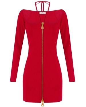 Elisabetta Franchi Mini Dress - Red