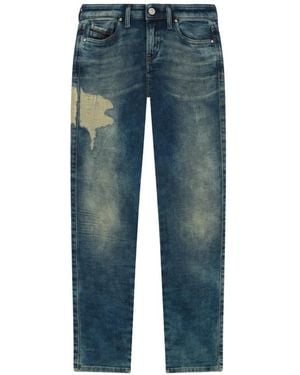DIESEL Distressed-Effect Classic-Fit Jeans - Blue