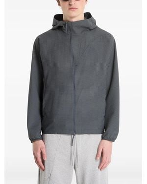 Post Archive Faction PAF Runner Hooded Jacket - Grey