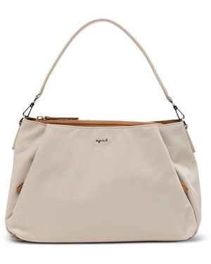 agnès b. Medium Origami Tote Bag - Natural