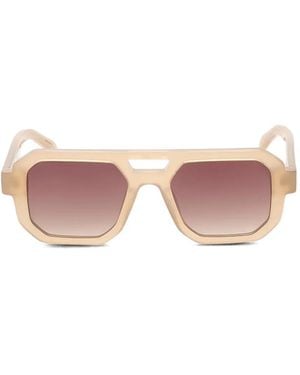 G.O.D Eyewear Thirty Four Geometric-Frame Sunglasses - Pink