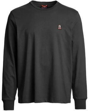 Parajumpers Logo-Patch Long-Sleeve T-Shirt - Black
