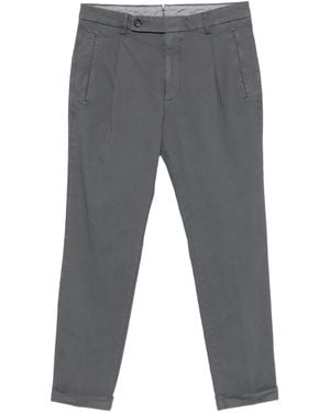 Berwich Pleated-Pocket Trousers - Grey