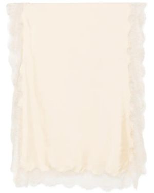 Zimmermann Lace-Trim Scarf - Natural