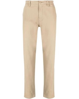 Levi's Logo-Patch Chino Pants - Natural