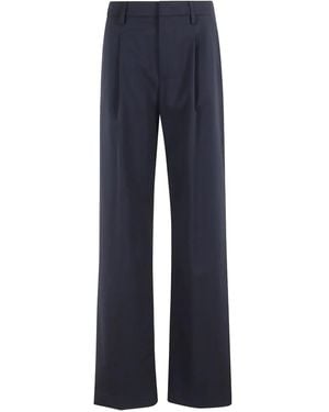 Dondup Lia Pleated-Front Pants - Blue