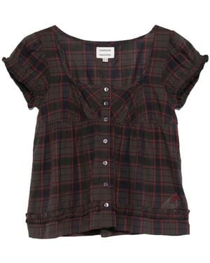 Damson Madder Clover Blouse - Black