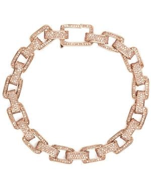 SHAY 18K Rose Deco Diamond Bracelet - White