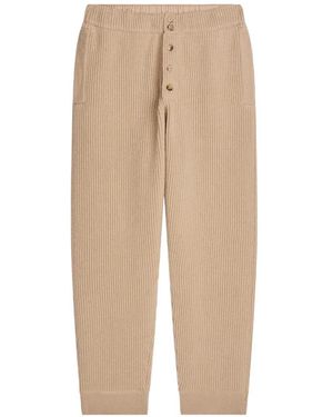 Dries Van Noten Wool Trousers - Natural
