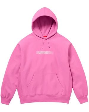 Supreme X Swarovski Motion-Logo Hoodie - Pink