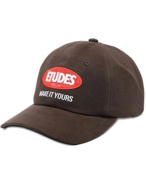 Etudes Studio Gorra con logo bordado - Marrón