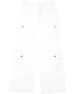 P.A.R.O.S.H. Celebrity Cargo Trousers - White